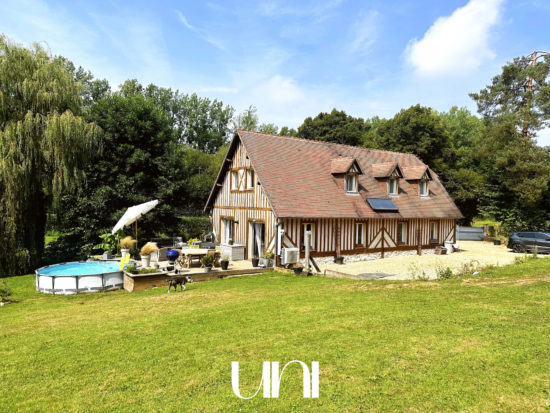 Sublime maison Normande T5 de 169 m2 sur terrain de 4000 m2