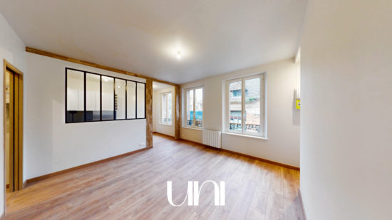Appartement en plein centre ville de Honfleur T2 de 40,93 m2 entièrement refait à neuf